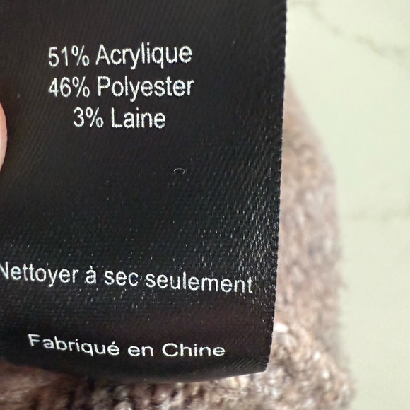 Anthropologie ASTR The Label Cable Knit Sweater Shrug Set-Brown-Size Medium - Picture 16 of 16